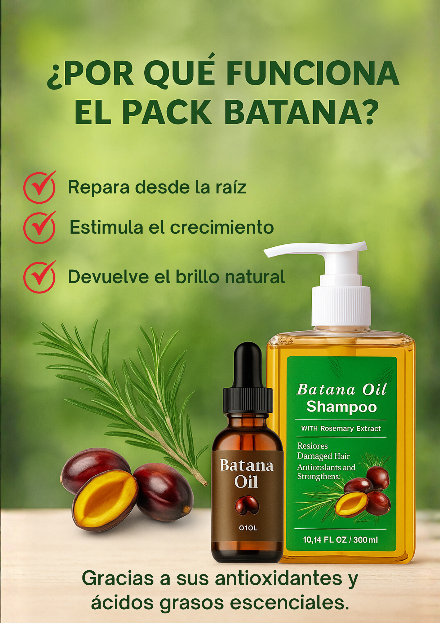 PACK BATANA ACEITE + SHAMPÚ