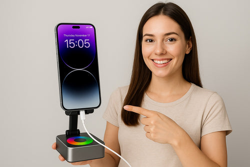 CARGADOR Y SUJETADOR INALÁMBRICO