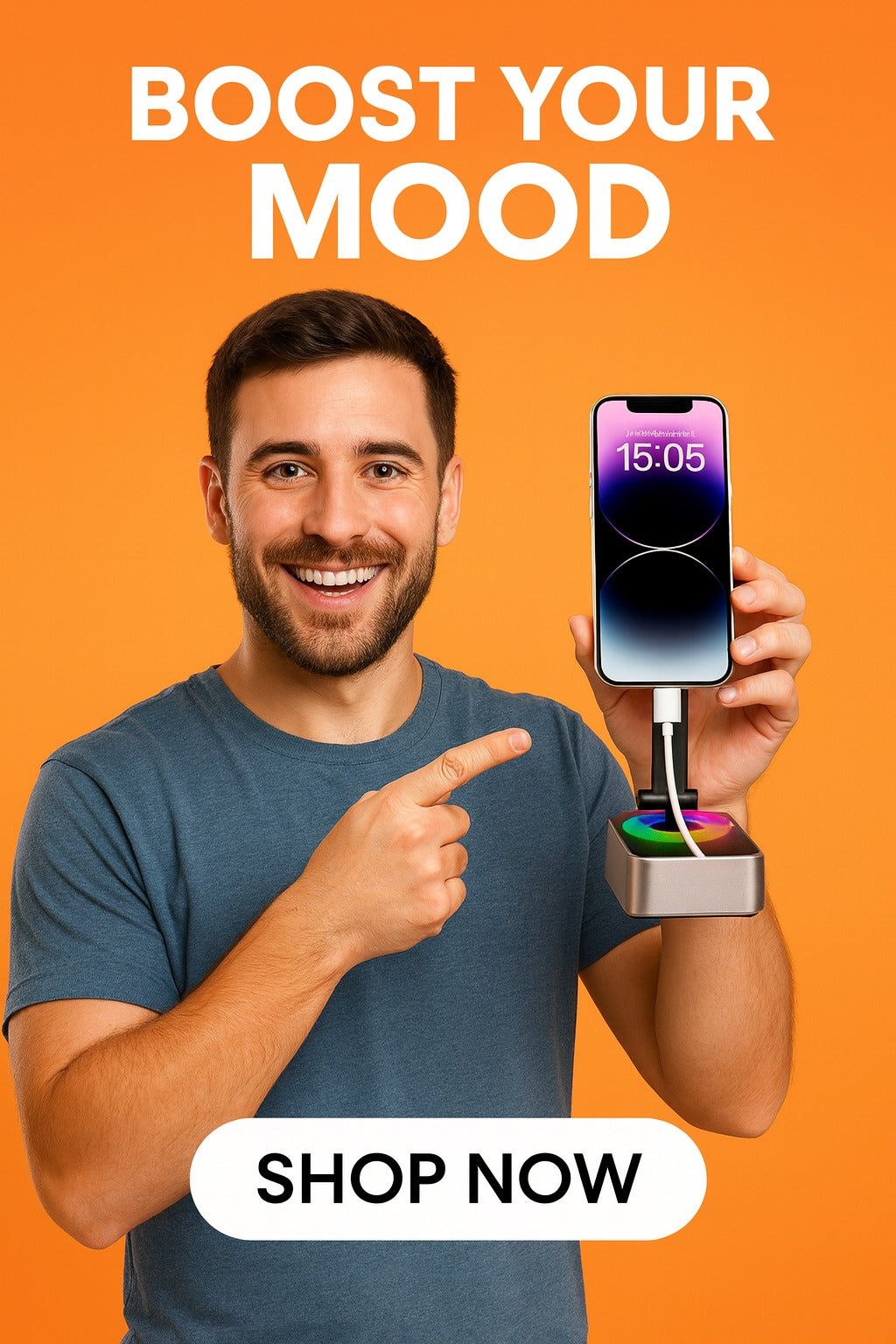 CARGADOR Y SUJETADOR INALÁMBRICO